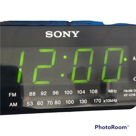 Vintage Sony Dream Machine Clock Radio Black Plug-In Battery Backup - Picture 3 of 7